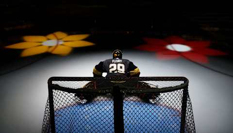 Marc-Andre Fleury #29 of the Vegas Golden Knights. (Photo by Ethan Miller/Getty Images)