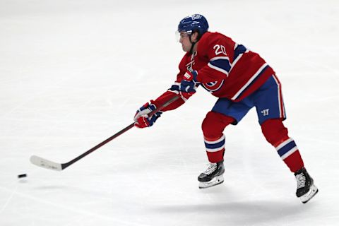 Apr 29, 2022; Montreal, Quebec, CAN; Montreal Canadiens defenseman Chris Wideman. Mandatory Credit: Jean-Yves Ahern-USA TODAY Sports