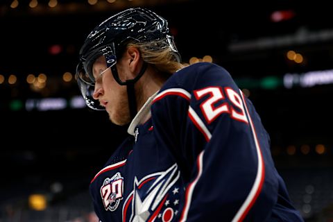 Patrick Laine #29 of the Columbus Blue Jackets (Photo by Kirk Irwin/Getty Images)