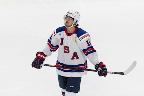 Matthew Beniers #10 of the United States (Photo by Codie McLachlan/Getty Images)