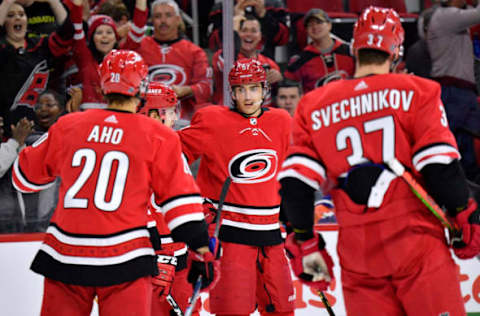 Trevor van Riemsdyk ,Carolina Hurricanes (Photo by Grant Halverson/Getty Images)