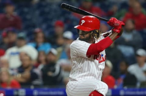 Herrera’s consistency at the plate is keeping him in the running for the batting title. Photo by Rich Schultz/Getty Images.