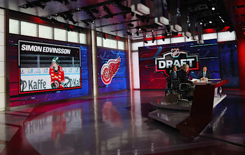 Detroit Red Wings NHL Entry Draft. (Photo by Bruce Bennett/Getty Images)