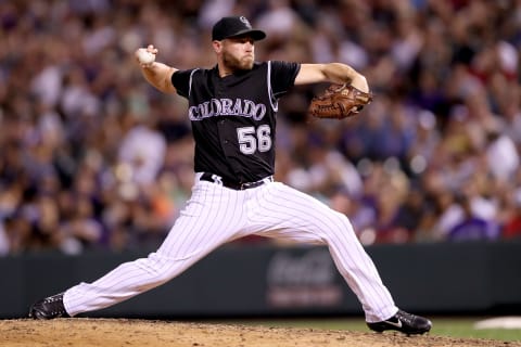 DENVER, CO – JULY 08: Pitcher Greg Holland