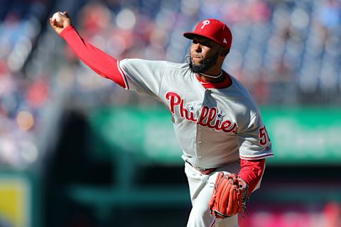 If Dominguez pitches in 2020, he could pair with Neris in the late innings. Photo by Alex Trautwig/MLB via Getty Images.