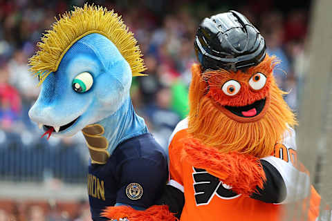 Philadelphia Flyers mascot Gritty (Photo by Rich Schultz/Getty Images)