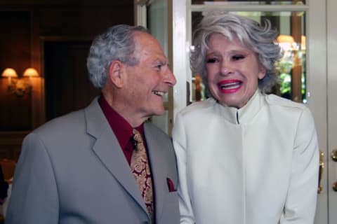 Carol Channing and her husband Harry Kullijan in May 2003.