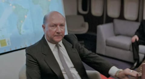 Donald Pleasence in 'Escape from New York' (1981).