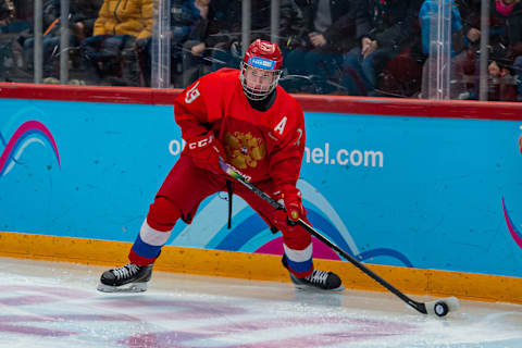 Matvei Michkov (Photo by RvS.Media/Monika Majer/Getty Images)