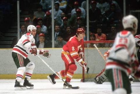 NHL, Al MacInnis (Photo by Focus on Sport/Getty Images)