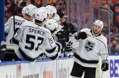 Brendan Lemieux #48, Los Angeles Kings (Photo by Codie McLachlan/Getty Images)