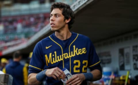 Christian Yelich. Katie Stratman-USA TODAY Sports