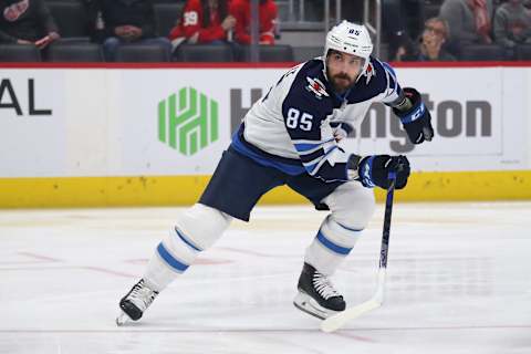 DETROIT, MICHIGAN – DECEMBER 12: Mathieu Perreault. (Photo by Gregory Shamus/Getty Images)