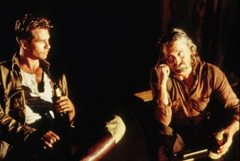 Val Kilmer and Michael Douglas in The Ghost and the Darkness (1996).