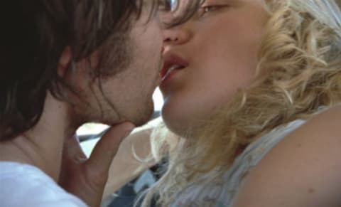 Vincent Gallo and Chloë Sevigny in The Brown Bunny (2003).