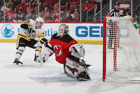 Conor Sheary #43 of the Pittsburgh Penguins (Photo by Bruce Bennett/Getty Images)