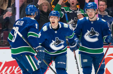 Alex Chiasson #39, Vancouver Canucks (Photo by Rich Lam/Getty Images)