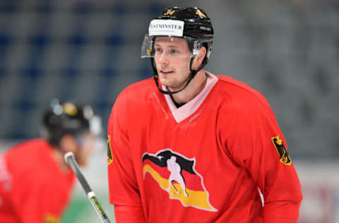 MANNHEIM, GERMANY – AUGUST 22: Tom Kuehnhackl of Team Germany during a training session on August 22, 2016 in Mannheim, Germany. (Photo by City-Press via Getty Images)