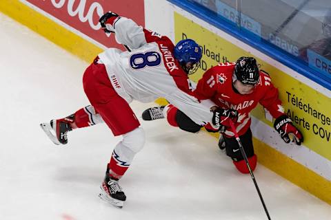 EDMONTON, AB – JANUARY 02: David Jiricek (Photo by Codie McLachlan/Getty Images)