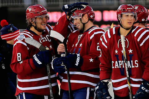 Alex Ovechkin, Troy Brouwer, Washington Capitals (Photo by Rob Carr/Getty Images)