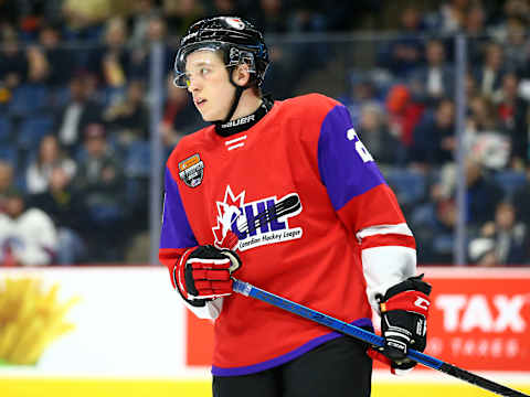 Jake Neighbours #21 of Team Red. (Photo by Vaughn Ridley/Getty Images)