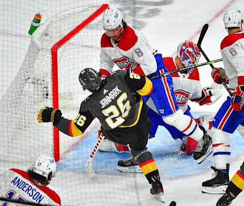 Jun 14, 2021; Las Vegas, Nevada, USA; Montreal Canadiens defenseman Ben Chiarot. Mandatory Credit: Stephen R. Sylvanie-USA TODAY Sports