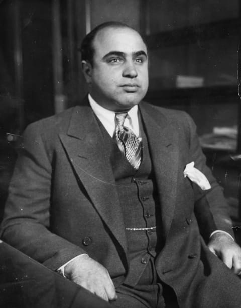 Al Capone photographed in 1930