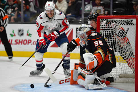 Nic Dowd, Washington Capitals Mandatory Credit: Gary A. Vasquez-USA TODAY Sports