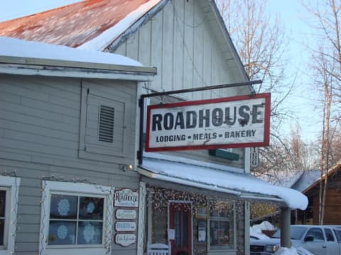 The exterior of the Roadhouse.