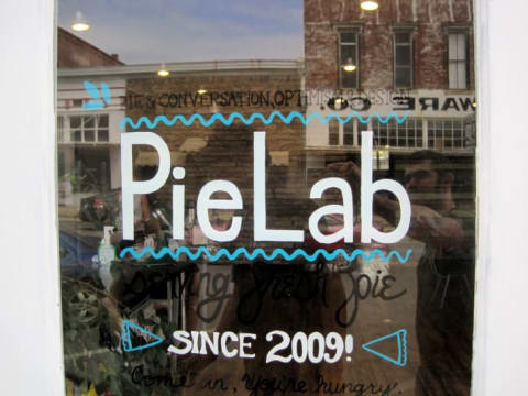 Pie Lab sign