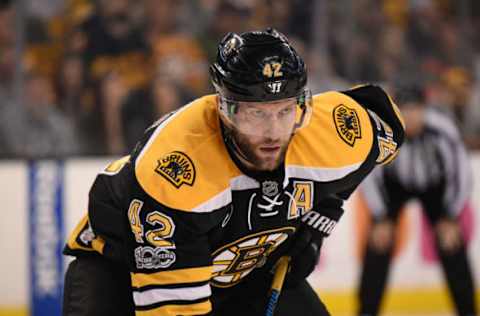 BOSTON, MA – APRIL 6: David Backes