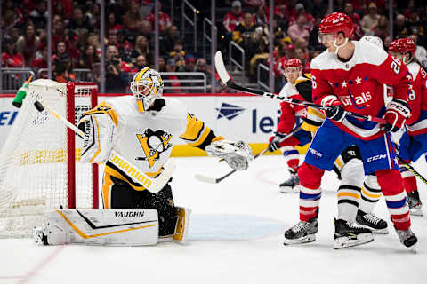 Matt Murray #30 of the Pittsburgh Penguins. (Photo by Scott Taetsch/Getty Images)