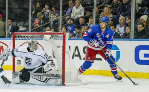 New York Rangers defenseman Marc Staal (18)