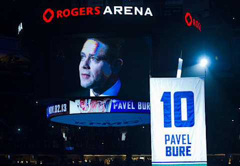 Hall of Famer Pavel Bure of the Vancouver Canucks (Photo by Rich Lam/Getty Images)