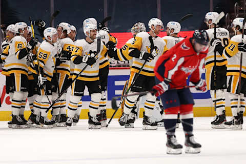 The Pittsburgh Penguins. (Photo by Patrick Smith/Getty Images)