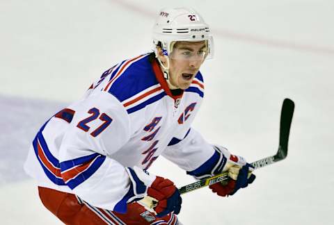 SUNRISE, FL – DECEMBER 31: Ryan McDonagh #27 of the New York Rangers skates during a NHL game against the Florida Panthers at BB&T Center on December 31, 2014 in Sunrise, Florida. (Photo by Ronald C. Modra/NHL/ Getty Images)