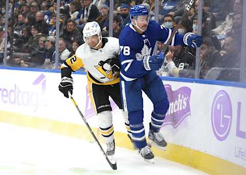 Nov 20, 2021; Toronto, Ontario, CAN; Toronto Maple Leafs defenseman TJ Brodie (78  Mandatory Credit: Dan Hamilton-USA TODAY Sports