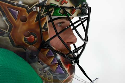 Goaltender Karel Vejmelka #70 established himself as building block on the Coyotes. (Photo by Christian Petersen/Getty Images)