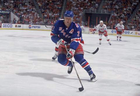 NHL, Brian Leetch (Mandatory Credit: Kent Smith /Allsport)