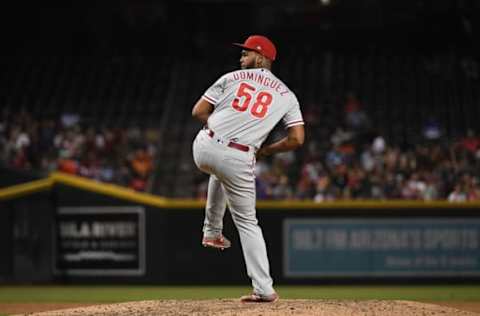 With proper rest and workload, Dominguez will be consistently effective again. Photo by Norm Hall/Getty Images.