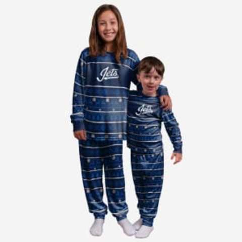 Winnipeg Jets Youth Family Holiday Pajamas - 8 (S)