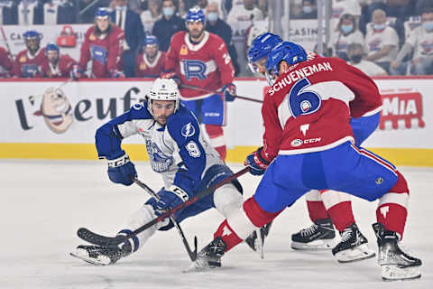 LAVAL, QC – MAY 12: Corey Schueneman of the Laval Rocket (Photo by Minas Panagiotakis/Getty Images)