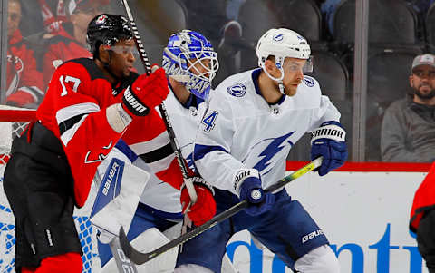 New Jersey Devils vs. Tampa Bay Lightning (Photo by Jim McIsaac/Getty Images)