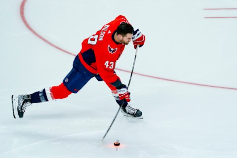 Tom Wilson, Washington Capitals Mandatory Credit: Lucas Peltier-USA TODAY Sports