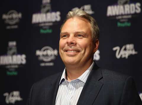 Kevin Cheveldayoff, General Manager of the Winnipeg Jets (Photo by Bruce Bennett/Getty Images)