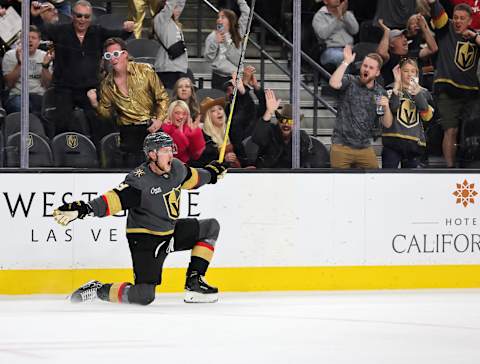 Jack Eichel #9, Vegas Golden Knights. (Photo by Ethan Miller/Getty Images)