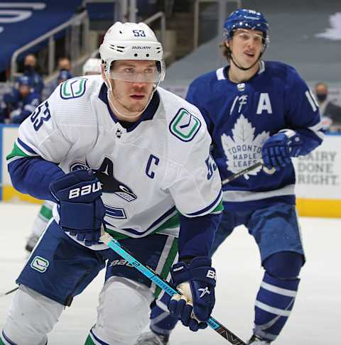 Vancouver Canucks captain Bo Horvat. (Photo by Claus Andersen/Getty Images)