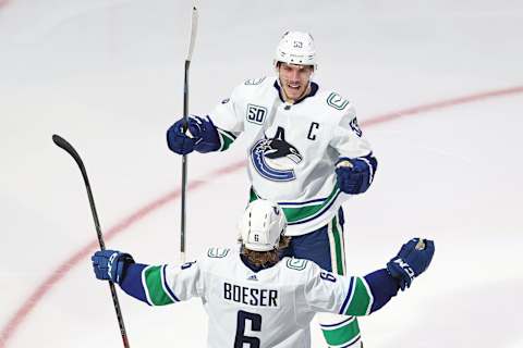 Vancouver Canucks. (Photo by Bruce Bennett/Getty Images)