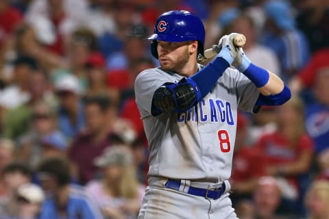 PHILADELPHIA, PA – JULY 23: Ian Happ #8 of the Chicago Cubs in action during a game against the Philadelphia Phillies at Citizens Bank Park on July 23, 2022 in Philadelphia, Pennsylvania. The Cubs defeated the Phillies 6-2 in 10 innings. (Photo by Rich Schultz/Getty Images)