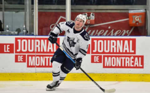 BOISBRIAND, QC – OCTOBER 05: Alexis Lafreniere #11 of the Rimouski Oceanic skates during the warm-up prior to the game against the Blainville-Boisbriand Armada at Centre d’Excellence Sports Rousseau on October 5, 2019 in Boisbriand, Quebec, Canada. The Blainville-Boisbriand Armada defeated the Rimouski Oceanic 5-3. (Photo by Minas Panagiotakis/Getty Images)